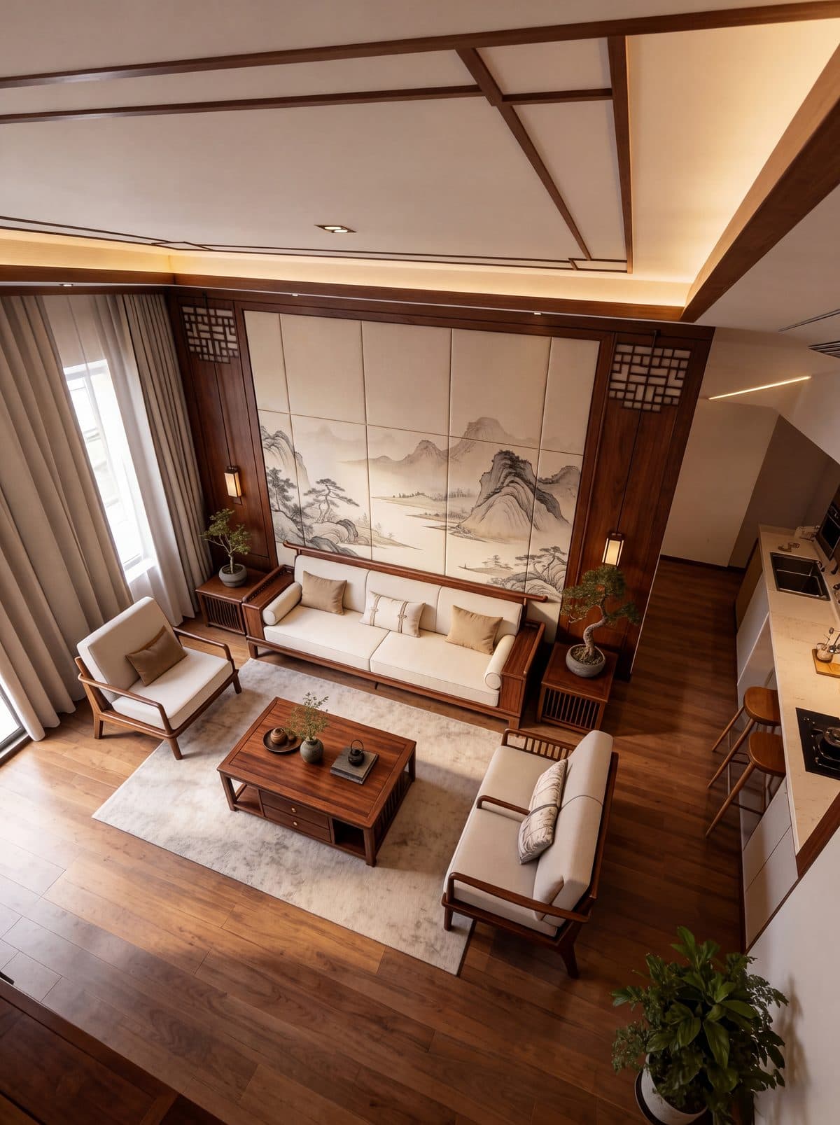 Bộ sofa tay nan phong cách Tống thumbnail 4